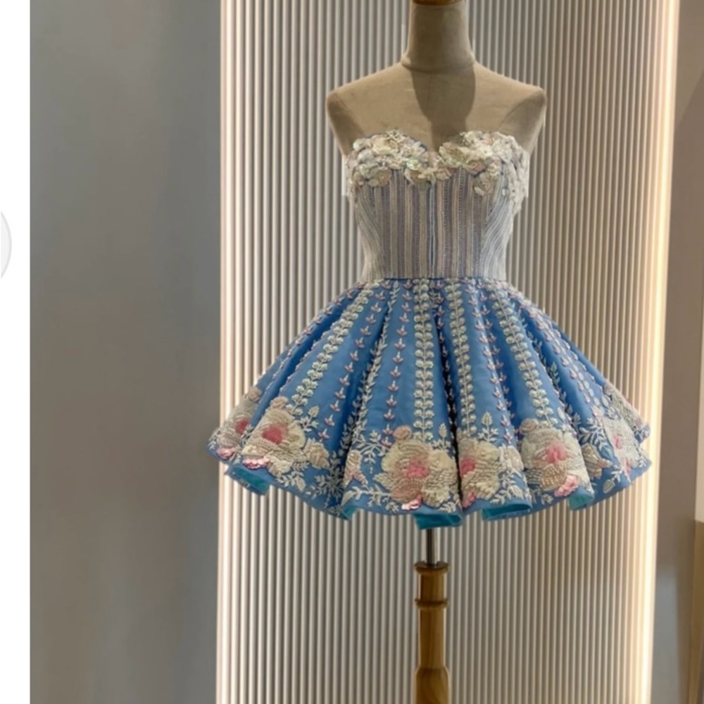 RIANTA’S Blue Floral Dress - Picture 2 of 2
